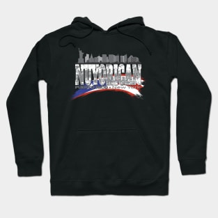 Nuyorican New York Puerto Rican Pride New Yorker Boriqua Puerto Rico Skyline Hoodie